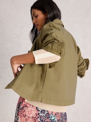 White Stuff Green Eden Denim Jacket - Image 3 of 6