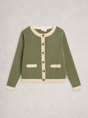 Verde - White Stuff Charlotte Cardigan - Imagem 5 de 6