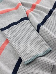 White Stuff Grey Stripe Jumper - Image 6 of 6
