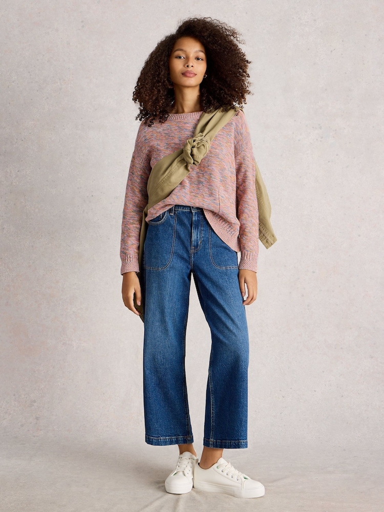 White Stuff Pink Victoria Jumper - Image 1 of 6