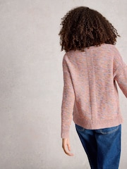 White Stuff Pink Victoria Jumper - Image 3 of 6