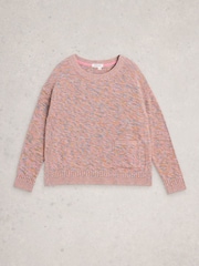 White Stuff Pink Victoria Jumper - Image 5 of 6