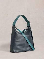 Blau - White Stuff Sophia Leather Cross-Body Bag - Bild 1 von 5