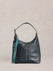 Blau - White Stuff Sophia Leather Cross-Body Bag - Bild 2 von 5