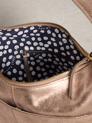 White Stuff Gold Sophia Leather Cross-Body Bag - Image 4 of 5