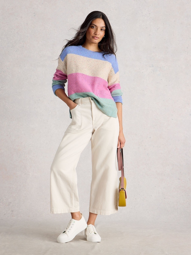 White Stuff Victoria Stripe Jumper - Imagem 1 de 6