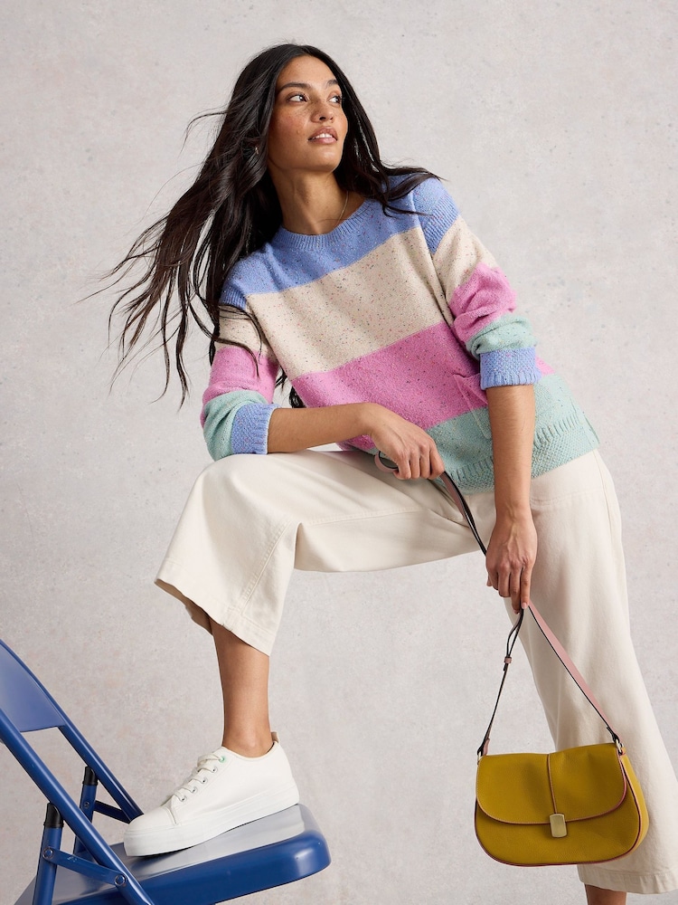 White Stuff Victoria Stripe Jumper - Imagem 2 de 6