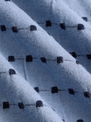 Blau - White Stuff Embroidered Stripe T-Shirt - Bild 5 von 6