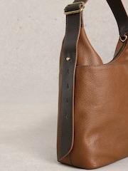 White Stuff Brown Sophia Leather Cross-Body Bag - Image 5 of 5