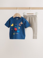 Blue Farm Top and Leggings Baby Set (0mths-2yrs) - Image 4 of 14