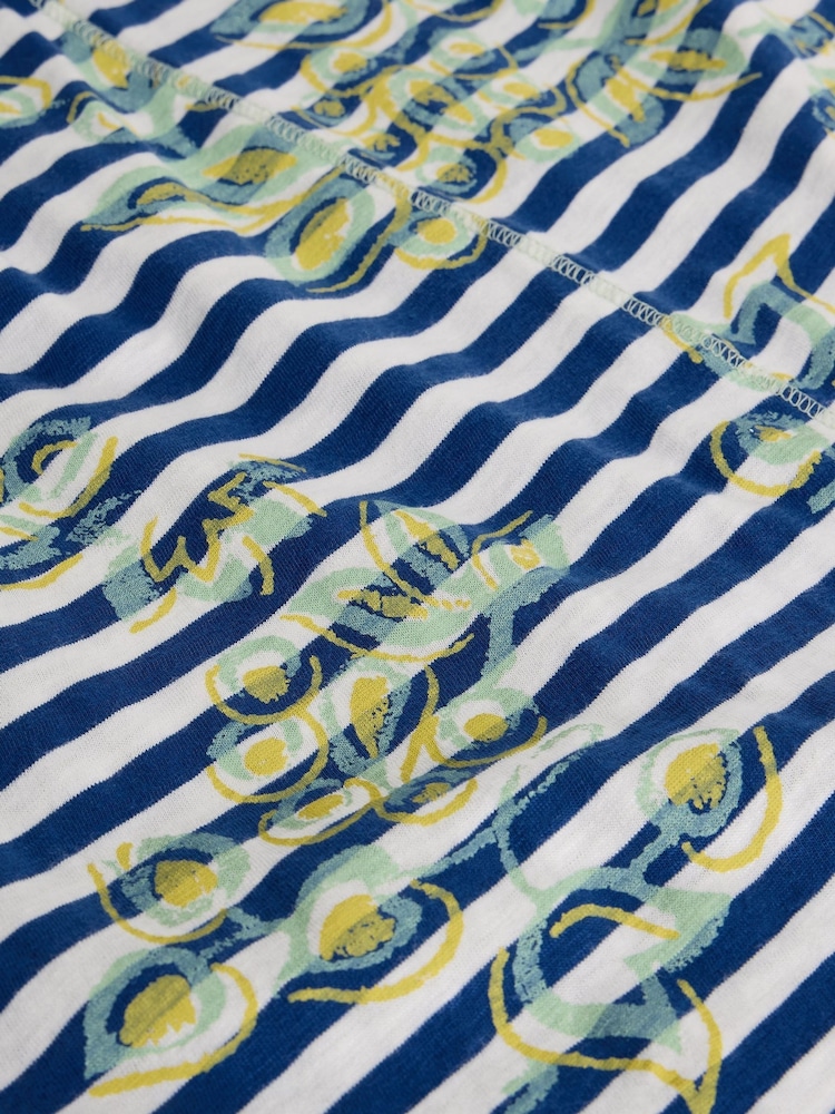 White Stuff Blue Abbie T-Shirt - Image 6 of 6