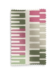 Pink Retro Geo Made To Measure Door Curtain Curtains - Image 9 of 9