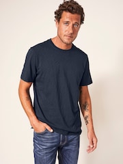 White Stuff Blue Abersoch Short Sleeve T-Shirt - Image 1 of 7