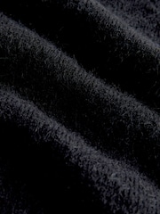 Black Embroidered Long Sleeve Crew Neck Jumper With Alpaca - Image 9 of 9