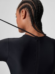 Speedo Black Ocean Flex Long Sleeve Zip Swimsuit - Image 4 of 6