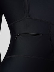 Speedo Black Ocean Flex Long Sleeve Zip Swimsuit - Image 5 of 6