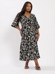 Vestido Kimono Curvo Yours Curve - Imagem 1 de 5