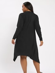 Yours Curve Textured Midaxi Cardigan - Imagem 3 de 5