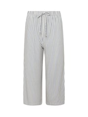M&Co Blue Petite Striped Cullottes - Image 5 of 5