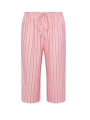 Yours Curve Pink Stripe Culottes - Image 5 of 5