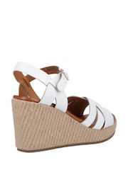 Hush Puppies Phoebe Wedge White Sandals - Image 4 of 4