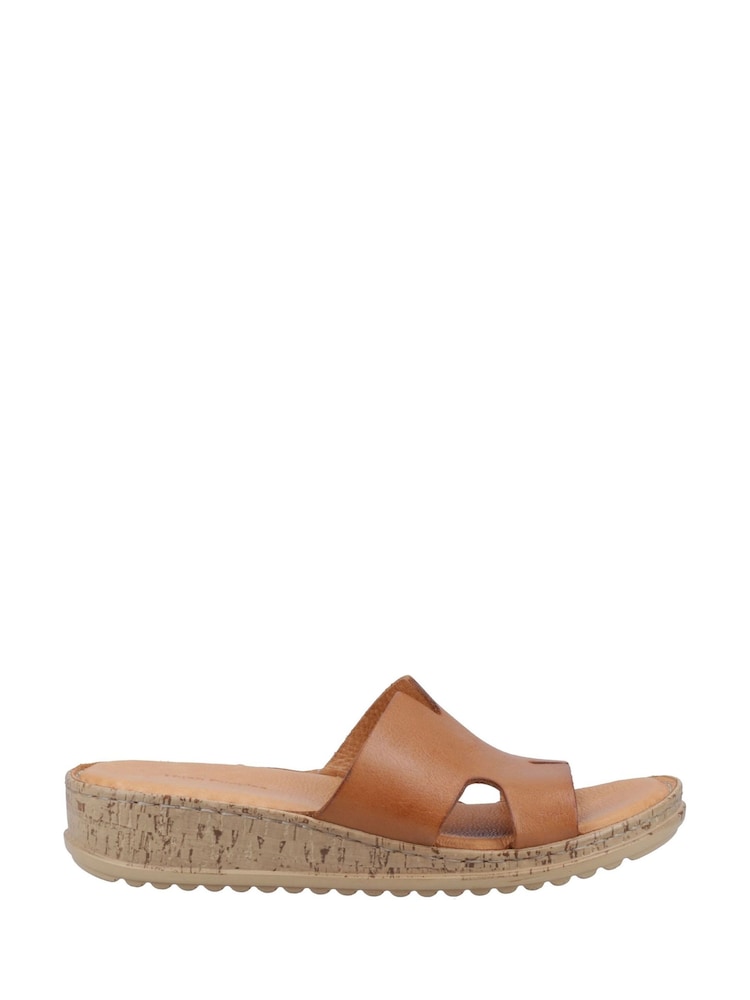 Hush Puppies Eloise Mule Brown Sandals - Image 1 of 3