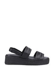 Hush Puppies Rachel Platform Black Sandals - Image 1 of 4
