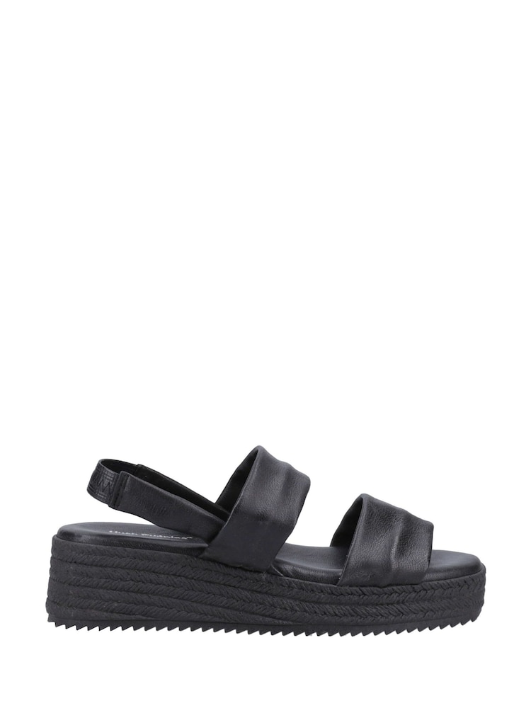 Hush Puppies Rachel Platform Black Sandals - Image 1 of 4