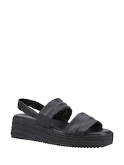 Hush Puppies Rachel Platform Black Sandals - Image 3 of 4