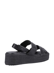 Hush Puppies Rachel Platform Black Sandals - Image 4 of 4