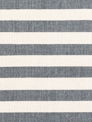Yard Navy Blue Hayle Stripe Outdoor Rug - Image 6 of 6