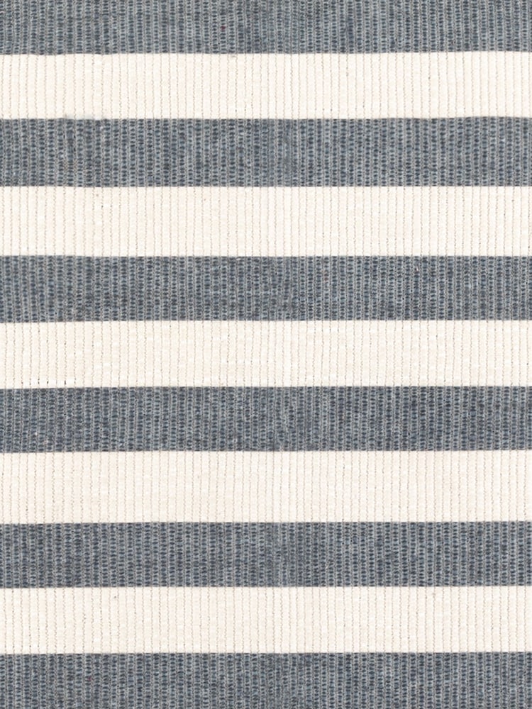 Yard Navy Blue Hayle Stripe Outdoor Rug - Image 6 of 6