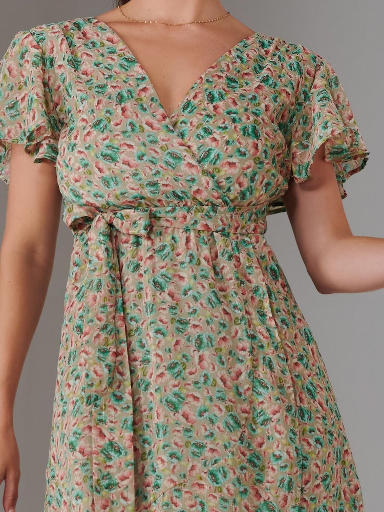 Jolie Moi Natural Petite High Low Midaxi Dress - Image 6 of 6 Jolie Moi Natural Petite High Low Midaxi Dress - Image 6 of 6