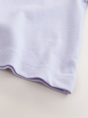 Baker by Ted Baker Lilac Purple Boxy Fit Dice Graphic Print T-Shirt - Image 6 of 6