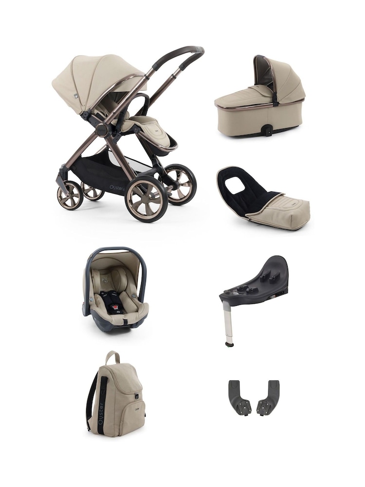 Oyster Buttermilk 4 Luxury Bundle with Capsule Car Seat & Base - Image 1 of 5
