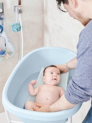 Badabulle Blue Whale Baby & Toddler Bath Tub - Image 2 of 6