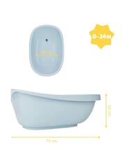 Badabulle Blue Whale Baby & Toddler Bath Tub - Image 4 of 6