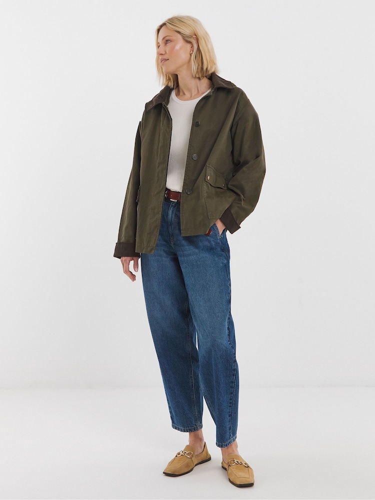 JD Williams Coated Hooded Waxed Barn Jacket - Imagen 2 de 5 JD Williams Coated Hooded Waxed Barn Jacket - Imagen 2 de 5