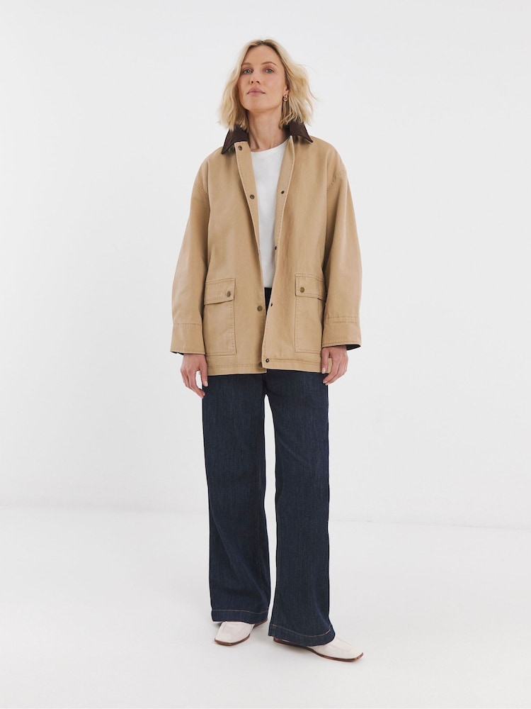 JD Williams Cord Collar Barn Utility Jacket - Imagen 1 de 4 JD Williams Cord Collar Barn Utility Jacket - Imagen 1 de 4