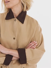 JD Williams Cord Collar Barn Utility Jacket - Imagen 4 de 4
