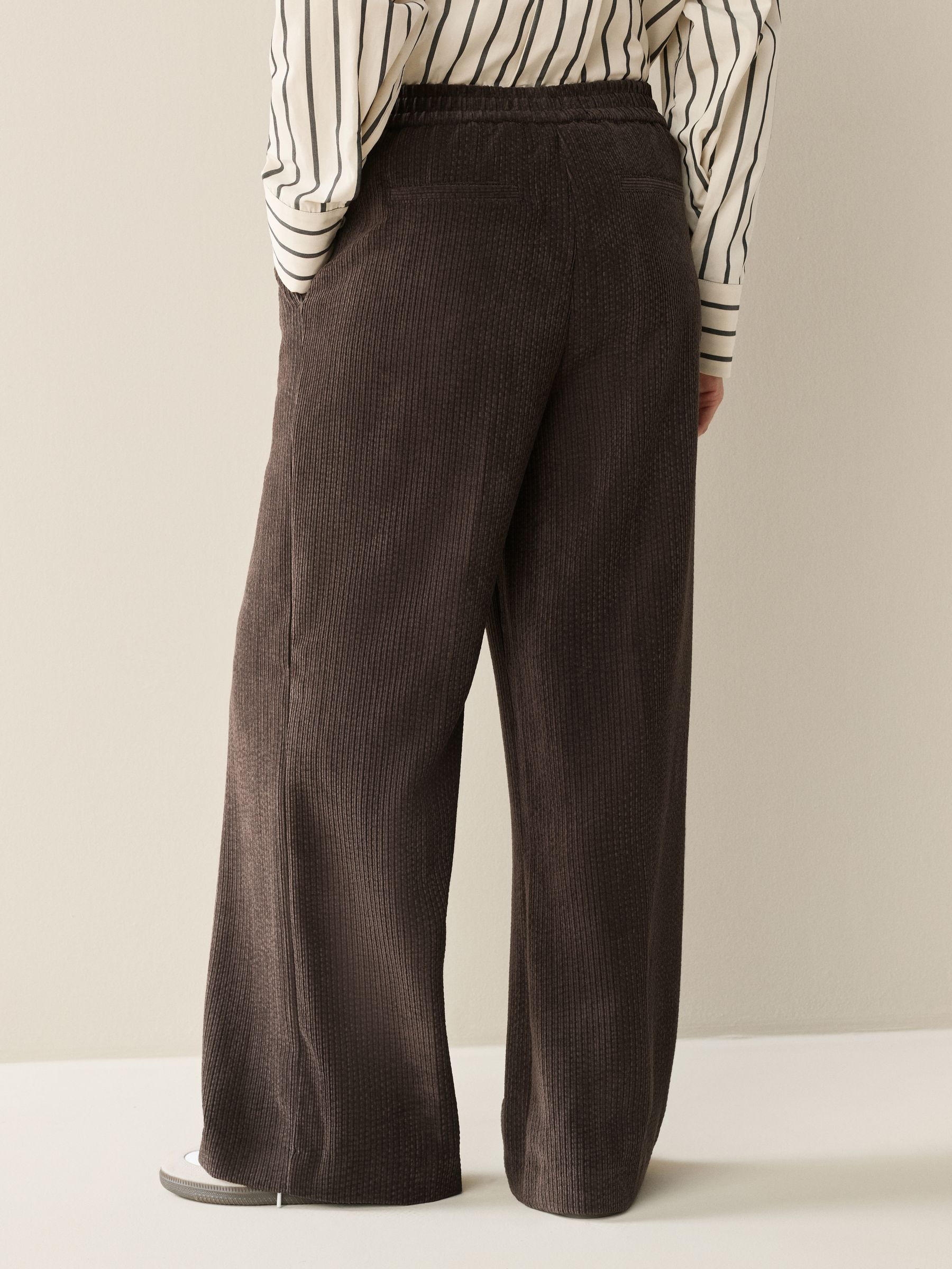 TimcInc.TPW PantsCorduroy DarkBrown サイズL Buy Коричневий/Хакі - Wide Leg Soft Cord Trousers 2 Pack з сайту