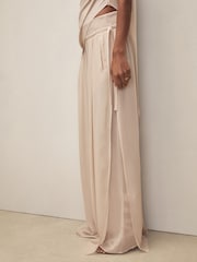 Neutro - Reiss Lucyle Reiss | Royal Ballet Chiffon Trousers - Imagen 4 de 7