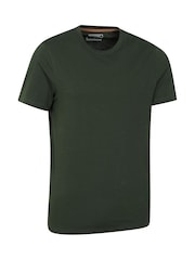 Mountain Warehouse Green Mens Flint Crew Neck T-Shirt Multipack - Image 3 of 8