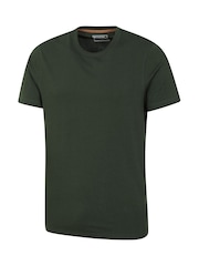 Mountain Warehouse Green Mens Flint Crew Neck T-Shirt Multipack - Image 4 of 8