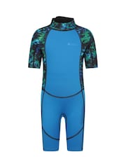 Mountain Warehouse Green Kids Printed Shorty Wetsuit - Image 1 of 6