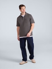 Animal Green Mens Icon Pique Polo Shirt - Image 3 of 4