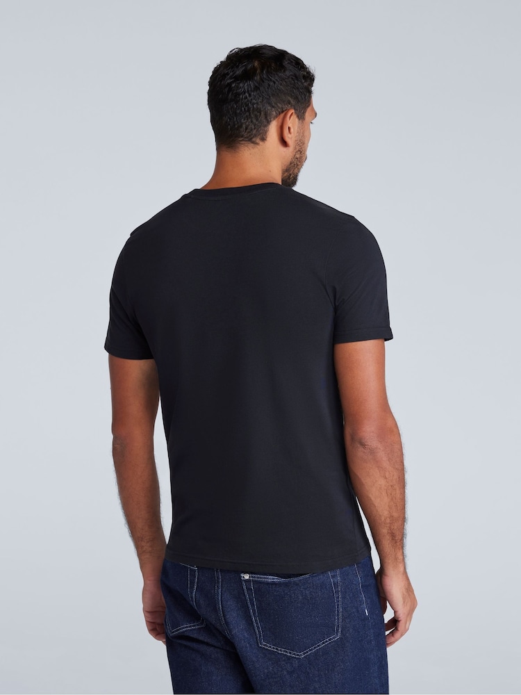 Animal Black Mens Slim Fit Icon T-Shirt - Image 2 of 4