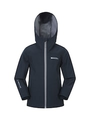 Mountain Warehouse Kids Retreat Lightweight Water Resistant Softshell Jacket - Bild 1 von 5
