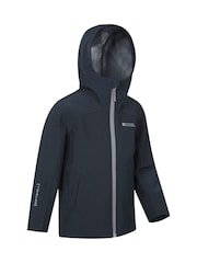 Mountain Warehouse Kids Retreat Lightweight Water Resistant Softshell Jacket - Bild 2 von 5