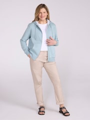 Mountain Warehouse Green Womens Penzance Zip-Through Hoodie with UV Max Protection - Image 3 of 9